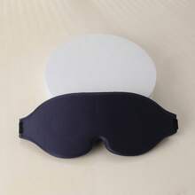 1 Stück 3D konturierte Augenmaske, atmungsaktiv & verstellbar, Unisex Schlafmaske für Nickerchen, Schlafen, Schule, Rückkehr zur Schule, Reisen, Reiseaccessoires, Haushaltsgegenstände, Augenmaske, Schlafmaske