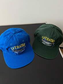 Gorra de visera plana con bordado, estilo vintage streetwear, para uso unisex en todas las estaciones