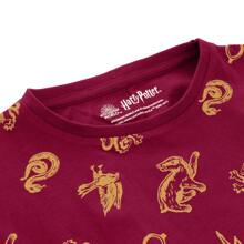 Harry Potter Summer Dress | Hogwarts Gryffindor Girls' Dress | Kids' Dresses - Burgundy - View 5