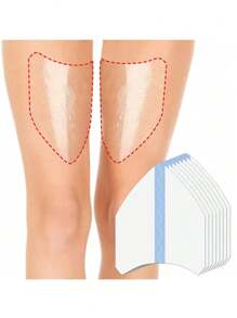 5/10/15/20/25/30/35/40pcs Invisible Anti-Chafing Thigh Bands, Anti-Friction Thigh Bands, Thigh Tape, Transparent Protective Pads, Suitable For Women's Inner Thighs And Calves, Comfortable Protection, Cooling For Summer, Essential For Beach, Travel - Multicolor - View 4