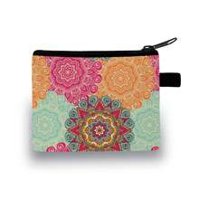 Mandala/Meditation Pocket Wallet Purse Key Pouch Flower Purse Wallet Purse Wallet Mini Wallet Coin Wallet Summer