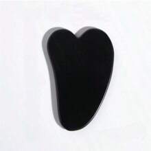 1pc Heart Design Gua Sha Board Natural Jade Facial Massager Tools For Skin Lifting