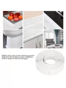 Waterproof & Mildew-Proof Toilet Sealing Strip; Self-Adhesive Sealing Tape For Kitchen & Bathroom, Waterproof & Anti-Moisture Tape, Decorative Crevice Filler For Kitchen Sink & Studio Bathroom Decor Fall Decor