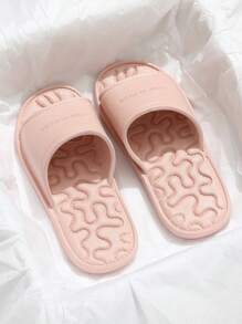 EVA Simple & Comfortable Indoor Home Slippers, 2025 New Bathroom Shower Non-Slip Casual Sandals, Unisex Size 36-45 - Pink - View 5