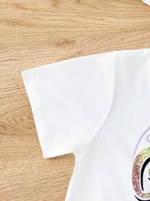 Hibobi 2 Pieces Girls Sports Set With 3D Flowers, Long Sleeve Sweatshirt And Long Pants, Ideal For Girls From 2 To 7 Years In Spring And Autumn - 紫色 - 查看 3