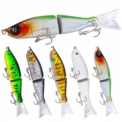  HENGJIA 1pc Joint Swimbait 175mm 55.7g Sinking Minnow Wobbler Fishing Lure Artificial Hard Bait For Pike Bass Trout