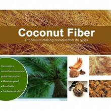 2Pack Trough Coco Liner Fiber Replacement For Planters, 24/30/36/48 Inch Half Moon Coconut Coir Planter For Window Box/Hanging Garden Vegetables Pot, Fence Flower Baskets