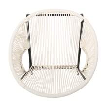 MERAX NUSA CHAIR/NUSA SIDE TABLE - White - View 7