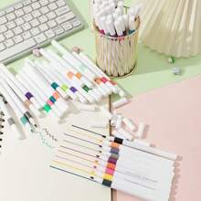 80pcs/60pcs/48pcs/36pcs/24pcs/12pcs Acrylic Marker Pen,Drawing Not Soak Paper, Art Collection, Pen To Graffiti Art Of Diy Pens, Colorful Painting Watercolor Art Mark Pen Sets, Waterproof High-Capacity Color Pen, Exquisite Gift To The Student, The Perfect Gifts Of Gifts, Marker Pen,Back To School,School Supplies