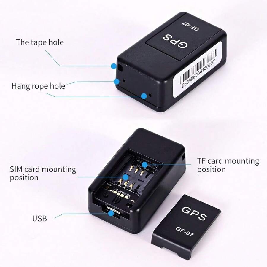 [Real-Time GPS Tracker] Real-Time Mini GPS Tracker For Vehicles - No Monthly Fee Wireless Hidden GPS Trackers Device For Car With Smart Phone App - 1Pcs - View 1
