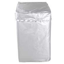 Funda Lavadora Exterior Impermeable, Funda para Lavadora de Carga Superior, Cremallera Impermeable Antipolvo, Apta para el Hogar y el Exterior-Plata - Plateado - Ver 1
