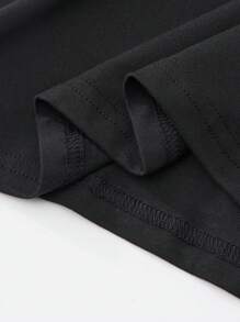 男童足球印花运动 T 恤，夏季 - 黑色 - 查看 6