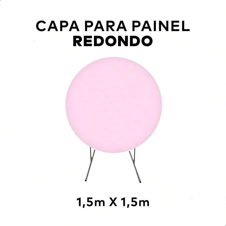 Round Party Panel Cover Various Combinations - 淺粉色 - 查看 1
