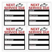 40pcs/Set Oil Change Reminder Decals, Windshield Oil Stickers, Auto Maintenance Service Labels, Next Service Due Reminder Stickers, Suitable For Vehicles - Black - View 9