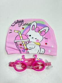 Fabric Cap And Children's Swimming Goggles KIT - 套件 9 - 查看 3