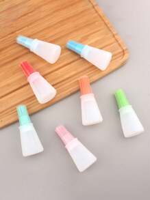 1 pieza Pincel de silicona para aceite, para freidora de aire, parrilla, dispensador de aceite de cocina recargable resistente al calor (puede haber una ligera diferencia de color debido a la iluminación durante la fotografía)