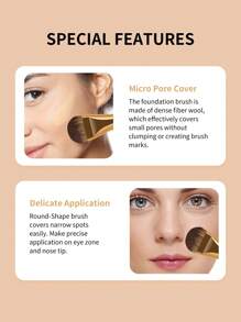 MAANGE 1/5支装化妆刷套装，包含粉底刷、面膜刷、遮瑕刷，采用柔软纤维材质，方便携带，是旅行的理想之选，也是送给女性和女孩的礼物。套装包含粉底刷、遮瑕刷、腮红刷、修容刷、古铜粉刷、散粉刷等多种化妆工具。 - 彩色 - 查看 4