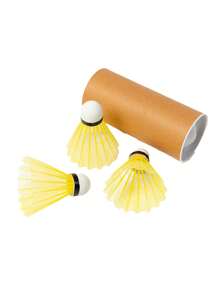 1pc Feather Shuttlecock Bucket, High-Speed Training Badminton Shuttlecocks With Great Stability, Suitable For Professional Competitions, Outdoor Games, Corporate Events