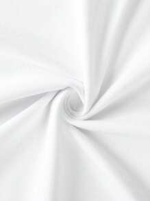 全新夏季女式休闲宽松可爱猫狗印花拼布 T 恤 - 白色 - 查看 8