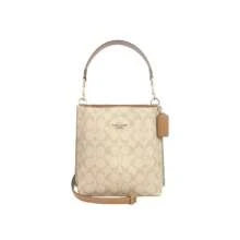 Coach Bolso de hombro/cruzado de mujer con acabado y PVC, Estilo No. CA582IMNLJ, versión outlet