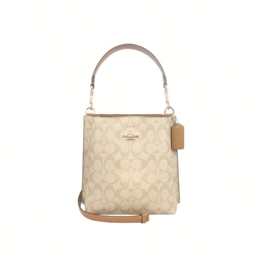 Coach Bolso de hombro/cruzado de mujer con acabado y PVC, Estilo No. CA582IMNLJ, versión outlet