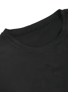 Better Late Than Never Geek T-Shirt, Loose Style For Women, Perfect For Holiday Parties & GiftGift For Her Letter Print Comfortable Pure Cotton Material Skin Friendly Soft And Cool Summer Women's T-Shirt