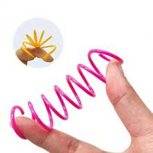 12pcs/20pcs/40pcs Random Color Plastic Cat Lover And Cat Mom Love Spring Toy, Interactive Cat/Dog Lover Gift And Dog/Cat Mom Love Pet Kitten Chase Toy