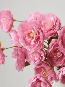 1/3/8 pièces Fleurs artificielles, lotus en soie à 5 têtes, fausse pivoine à tige longue, convient pour le mariage, la cérémonie, la décoration, l'aménagement floral DIY, la décoration intérieure du salon, de la chambre à coucher, de la salle à manger, pivoine artificielle réaliste pour le bureau, le jardin, la fête, la décoration de boutique, la décoration de fête, de vacances - sans contenant, en matière plastique, pour poser sur une table, bouquet de mariée vert intemporel, centre de table romantique, centre de table de table