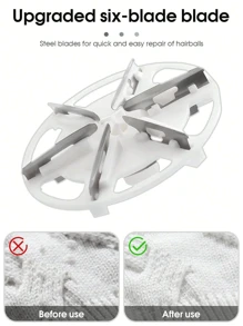 SOKANY Removedor de pelo recargable de tela: Recortador de bolas de pelo portátil y recargable por USB, se usa para eliminar la pelusa del suéter y la ropa de lana en el hogar