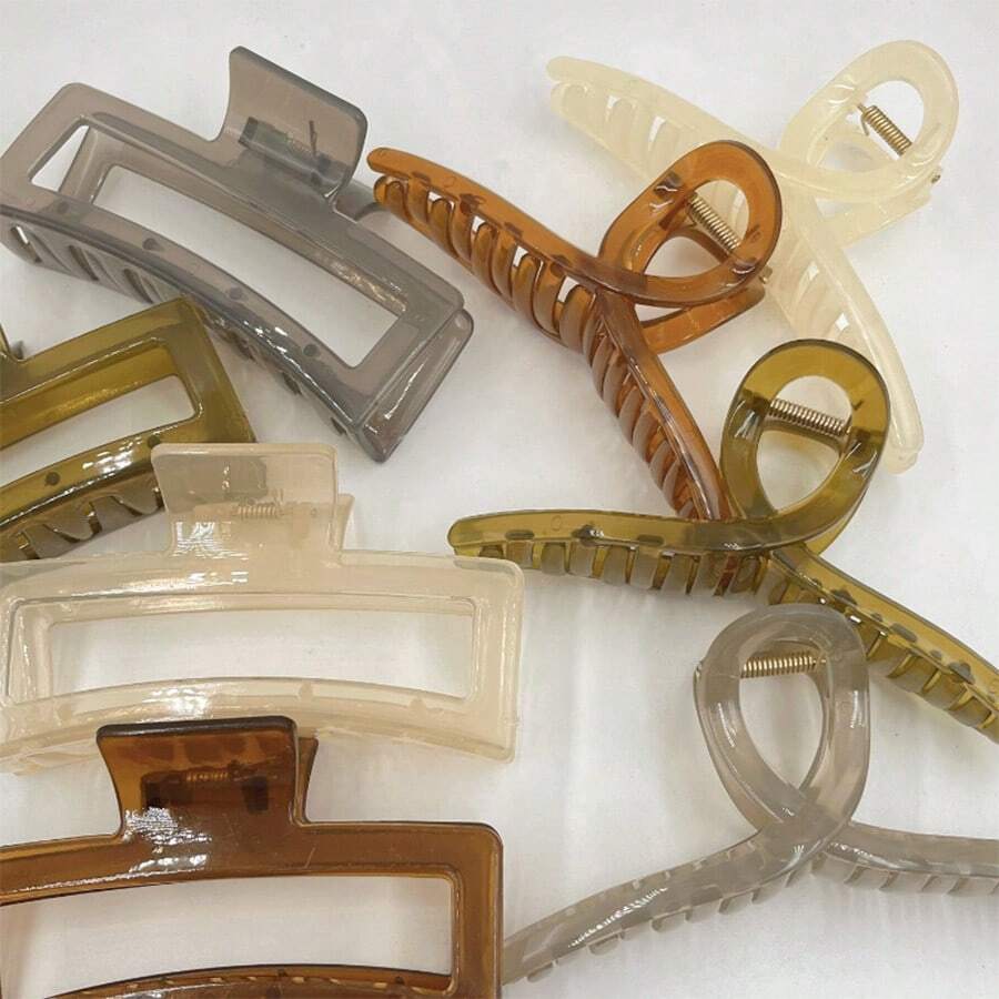 Elegant Hair Claw Women Hair Clip, Big Size Back Head Hair Accessory