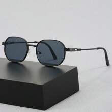 1 par de gafas de moda vintage estilo Y2K cuadradas, gafas de viaje para exteriores y playa, decoración personalizada, gafas de moda estilo street snap