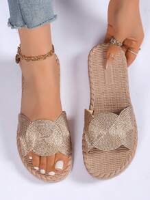 Sandalias de mujer impermeables, antideslizantes y ligeras de EVA, de unicolor y casuales para interiores, duchas, playa y piscina, adecuadas para ocio al aire libre