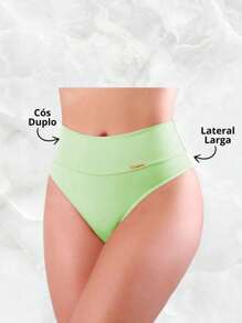 Kit Calcinha Cinta Modeladora Cós Duplo Microfibra Segura Barriga - Fernanda