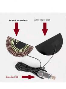 Luces decorativas para auto en forma de ojos - Negro - Ver 5