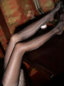 1pc Women's Sexy Glitter Ultra-Thin Sheer Pantyhose