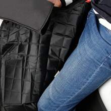 Scooter Leg Cover Motorcycle Windshield Cover Windproof Scooter Blanket Leg Protection Riding Accessories, Black