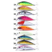 HENGJIA 1 件装微型小鱼饵 6 厘米-6 克下沉鱼饵拖钓摇摆饵抽动饵游泳饵鲈鱼鲈鱼钓具