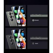Small Screen S23 Pro Mini Smartphone Full Netcom Dual Card Dual Standby Android Mini Mobile Phone Dual Card Standby High Definition Camera (Not With Charger And Earphones) Gift For Birthday, Mother, Family, Friends, Boyfriend, Girlfriend - Black - View 7