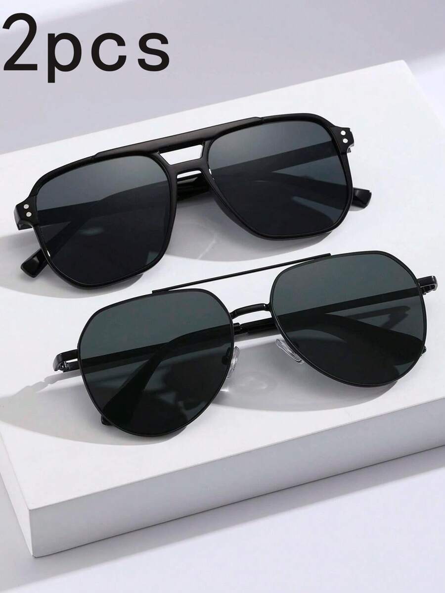 5/3/2/1 Pair Teen Square Frame Fashion Decorative Glasses, Retro Jelly ...