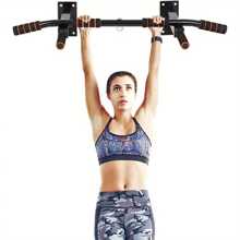 Youyijia Pull Up Bar, Wall Mounted Chin Up Bar With Non-Slip Foam Handle, Gym Equipment, Outdoor Pull Up Bar, Bracket Stand For Pull-Up For Home Gym Fitness Exercise, Punch Bag, Strength Workout - Black - View 7