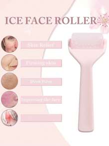 3 件套面部按摩套装：1 件面部按摩凝胶滚轮 + 2 件眼部凝胶贴片，紧致肌肤，减少黑眼圈，是万圣节、圣诞节、母亲节、情人节送给家人和朋友的绝佳礼物 - 彩色 - 查看 6