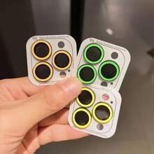 Fluorescent Lens Film For IPhone 16 Pro Max For IPhone 15 Pro Max Protective Film 14 Pro Max Lens Cover 13/12 Rear Camera 11 Pro Max Anti-Scratch Film