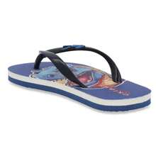 NAVY FLOOR SANDAL WITH ORNAMENT - Navy Blue - View 3