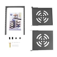 kangten 2 Tier Pot Rack Organizer, Pot And Pan Stand Rack, Countertop/ Under Sink Pot Lid Holder - Grey - View 11