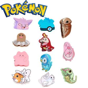 pocket monsters Pokémon Cute Cartoon Hair Claw Back Of Head Clip Hair Claw Claw Clip Hair Accessories Autumn Accessories Fall Winter Hair Clip For Vacation Outfits Woman