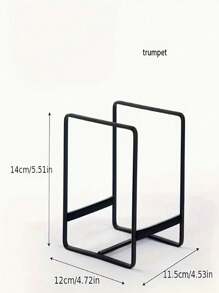 1pc Kitchen Cabinet Dish Rack With Drainage System, Multifunctional Adjustable Plate & Bowl Storage Organizer, Suitable For Standard & Salad Plates - Black - View 6