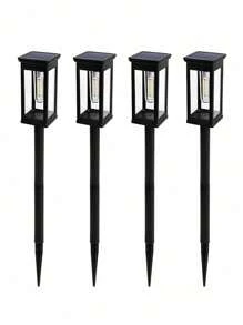 Luces solares LED, luces de paisaje para senderos al aire libre, lámpara de jardín, luces decorativas impermeables y atmosféricas - Luz cálida - Ver 11