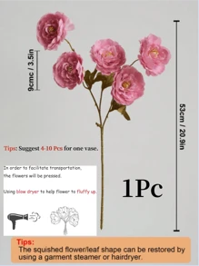 1/3/8 pièces Fleurs artificielles, lotus en soie à 5 têtes, fausse pivoine à tige longue, convient pour le mariage, la cérémonie, la décoration, l'aménagement floral DIY, la décoration intérieure du salon, de la chambre à coucher, de la salle à manger, pivoine artificielle réaliste pour le bureau, le jardin, la fête, la décoration de boutique, la décoration de fête, de vacances - sans contenant, en matière plastique, pour poser sur une table, bouquet de mariée vert intemporel, centre de table romantique, centre de table de table