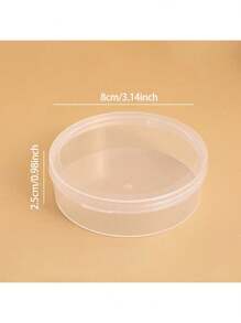 1pc Dustproof Makeup Sponge Storage Box, Rectangular Or Round Cosmetic Organizer, Cosmetic Accessory For Women, Portable Accessories Storage