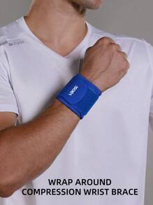 VBOSI 1 Piece Women Men Elastic Wrist Wraps Weight Lifting Brace Guard Band For Gym, Fitness Protection, Barbell Strap